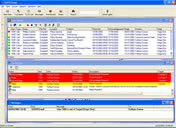 SERVICEmail overview screen for customer service management